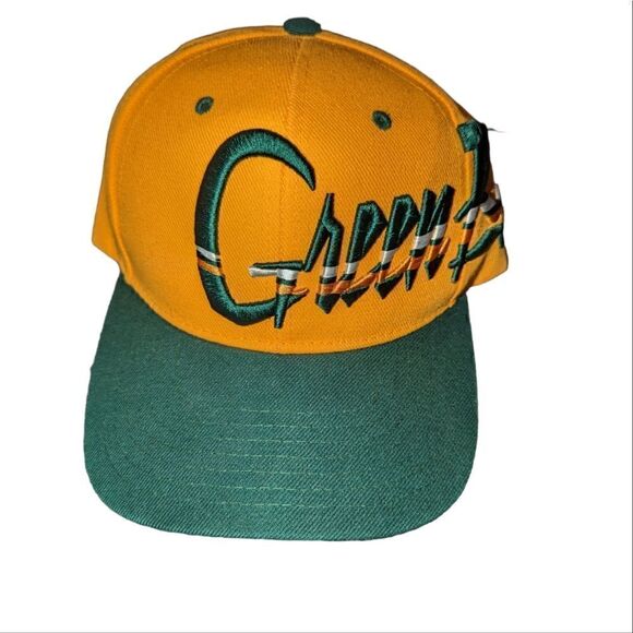 Vintage "Pit Bull" Embroidered Team Name Green Bay Packers Snapback Hat - Picture 2 of 9